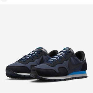 Nike Air Pegasus 83 PRM Premium Black Navy Shoes DX3738-400 Men's Size 12